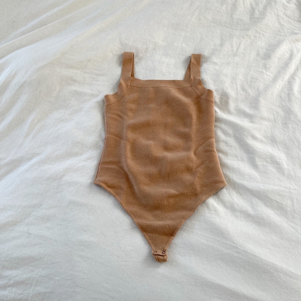 A&F Squareneck Knit Body Suit